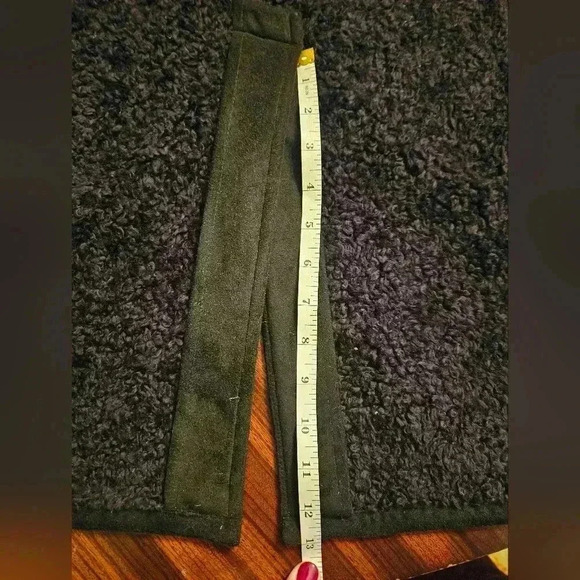 Talbots Woman Faux Suede Sherpa Lined Black Long Coat Sz 18 EUC Winter - Picture 15 of 15